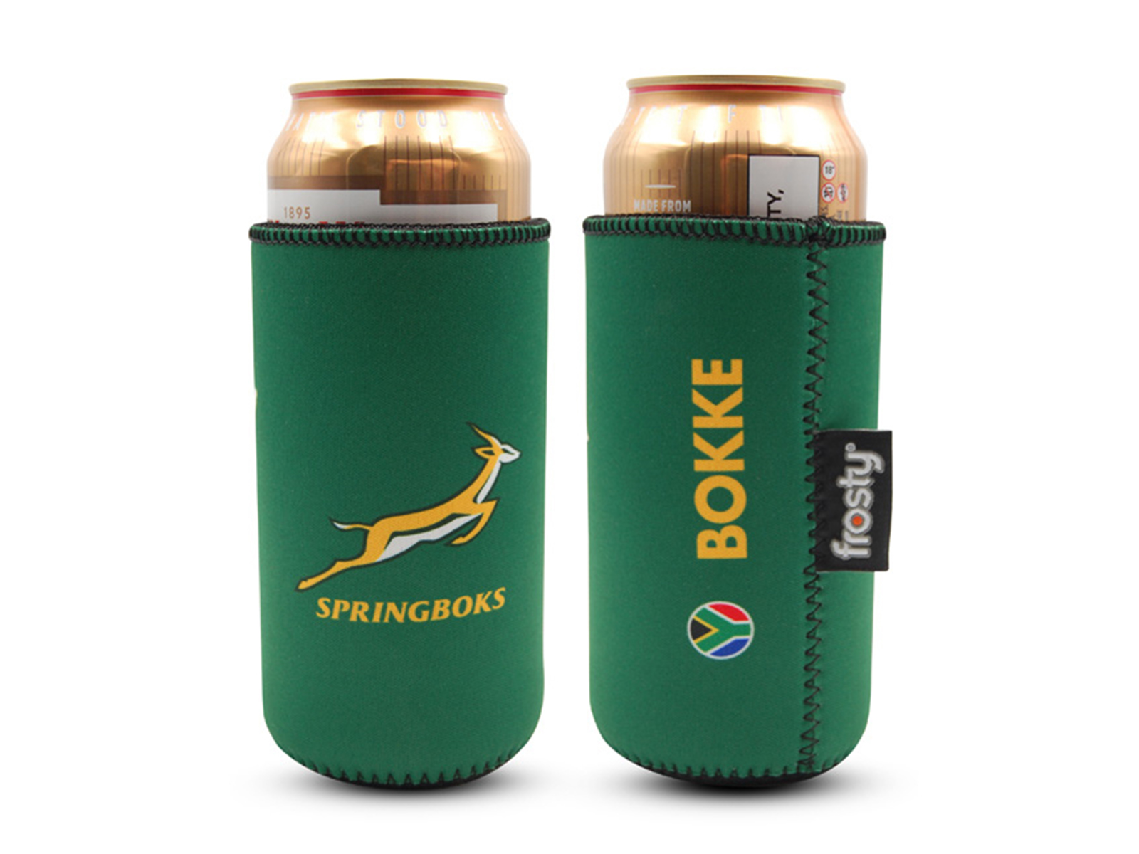 Springbok Rugby Supporter Neoprene Beverage Can Holder (440ml)