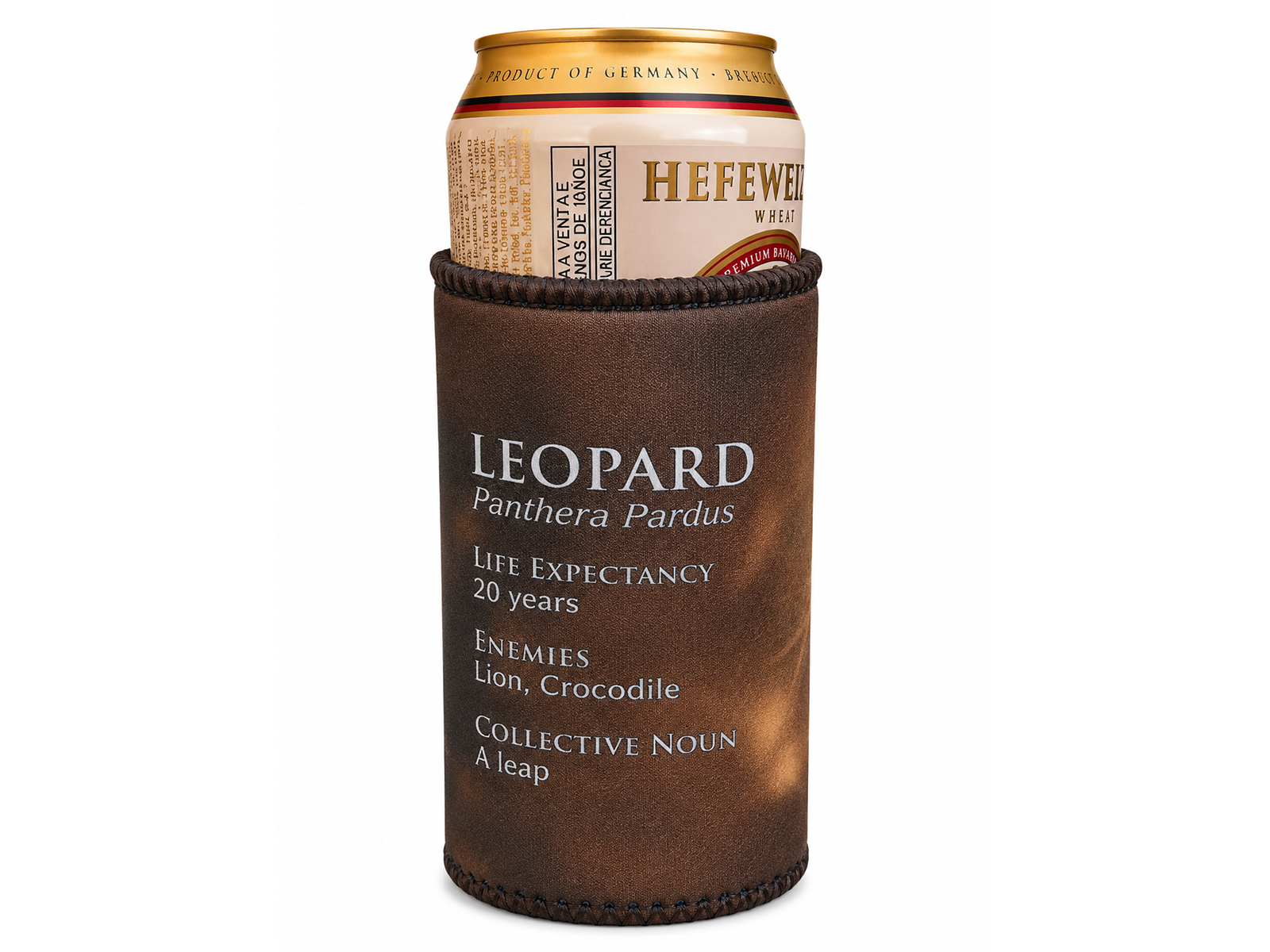 Leopard Neoprene Beverage Chiller