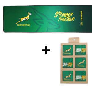 Springbok Bar Mat + Coasters